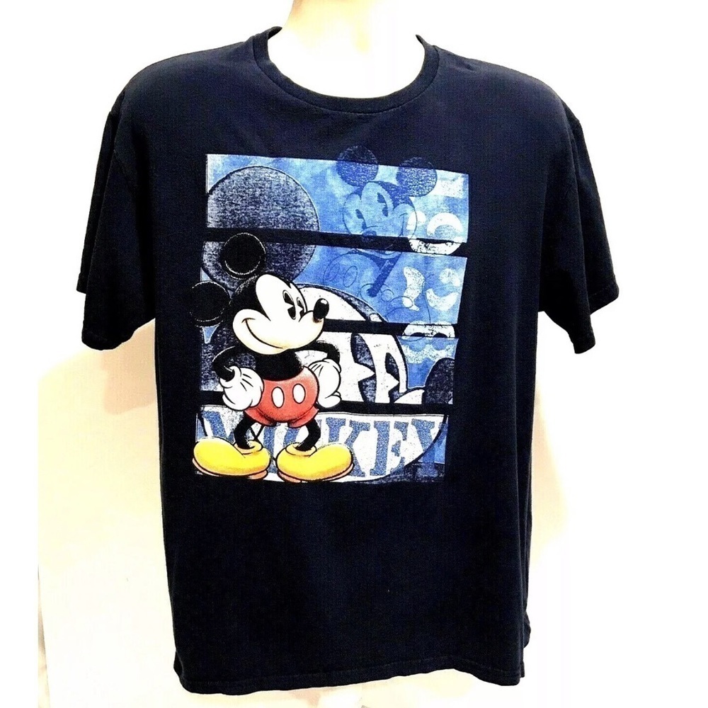Disney Mens Retro Mickey Mouse T-Shirt Large